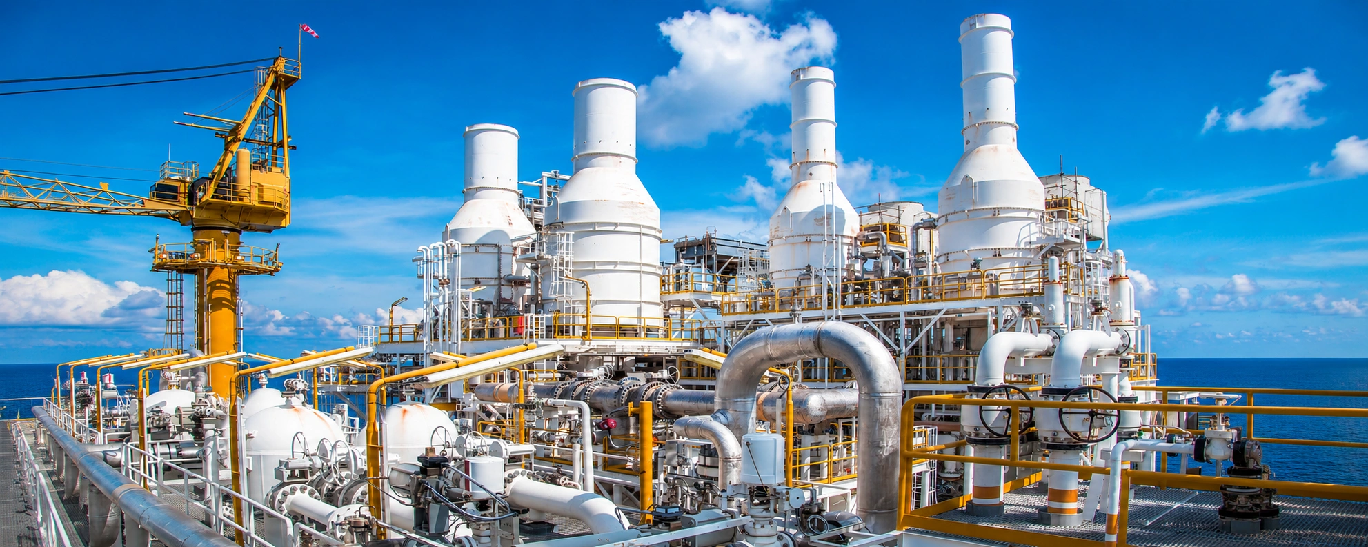 High-pressure forged subsea valve body engineered for sour gas and marine environments.